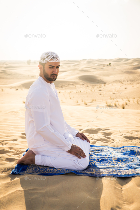 Arabic Men In The Desert Stock Photo By Oneinchpunchphotos Photodune